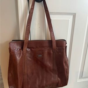 Spike and Sparrow Brown Leather Bag